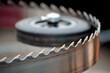© Pavlo Burdyak - Band saw blade close up macro shot .