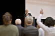 © goodluz - Speaker on the stage with audience in the conference hall