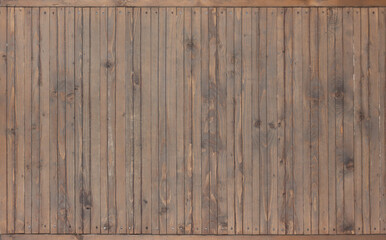 Brown wood plank wall texture background.