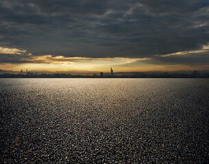 Wall Mural - Asphalt road and Sky