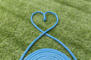 Sticker - close up of a blue rope