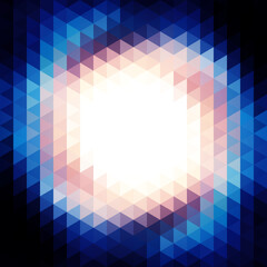 Poster - An abstract background with a geometric texture of triangles.