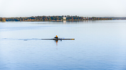 Wall Mural - Sculling on White Rock Lake