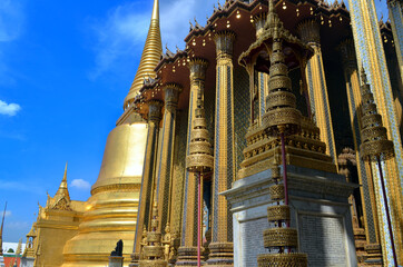 Bangkok, Thailand - Temple of the Emerald Buddha & Stupa