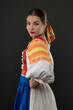 © muro - beautiful girl in slovak folk dress