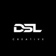 DSL Letter Initial Logo Design Template Vector Illustration	
