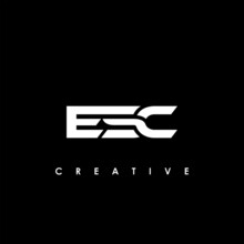 ESC Letter Initial Logo Design Template Vector Illustration	
