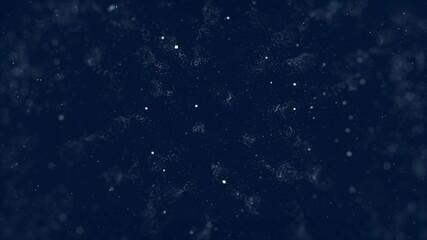 Wall Mural - Abstract background of floating dust particles. Abstract particles floating for a movie title or presentation.