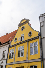 Sticker - Vertical shot of a beautiful building in Stralsund, Germany