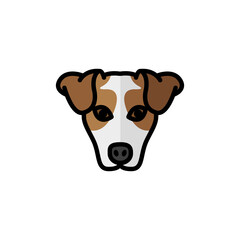 Sticker - danish farmdog pet mascot breed character