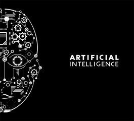 Poster - Artificial intelligence symbol