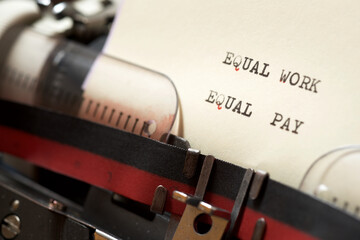 Poster - Equal work equal pay