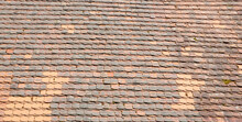 Old Roof With Odd Rooftiles