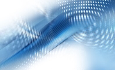 Poster - Blue gradient abstract background blurred with effect white halftone graphic motion. used for background backdrop wallpaper business and display your product.