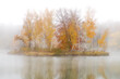 © Daniel - Small island in autumn colors with morning mist, fog