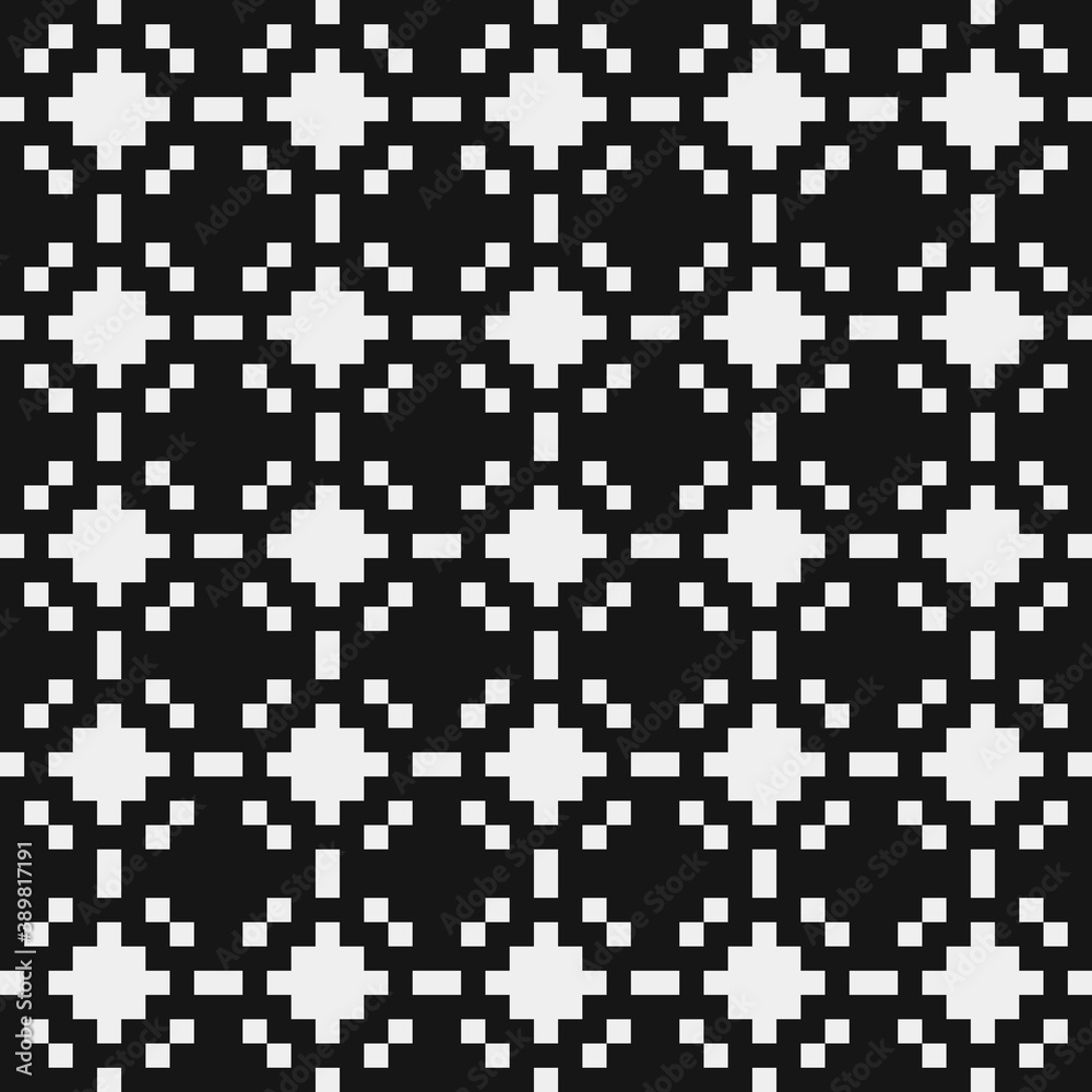 Abstract Cross Pattern Dots Logo generative computational art illustration