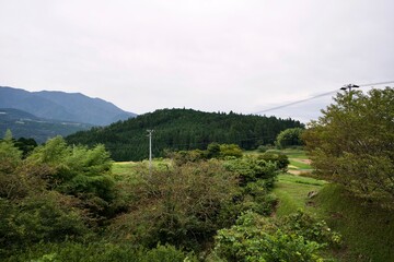 Poster - The view of Japanese rural place in Gifu.