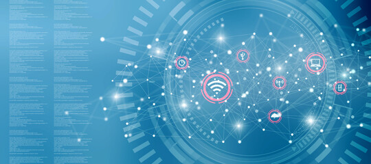 Poster - 2d illustration WiFi symbol sign
