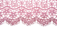 Pink Lace Isolated