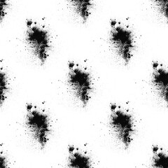 Aufkleber - set of black splashes with splashes isolated on white background