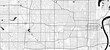 Urban city map of Omaha. Vector poster. Grayscale street map.
