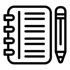Poster - Assignment tools icon. Outline assignment tools vector icon for web design isolated on white background