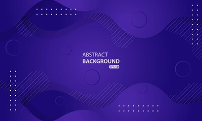 Abstract liquid background with purple gradient color. Dynamic textured background design. eps 10