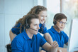 © visoot - Portrait of a customer service working in a call center.
