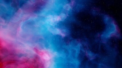 Wall Mural - red-violet nebula in outer space, horsehead nebula, unusual colorful nebula in a distant galaxy, red