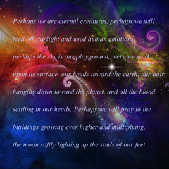 Wall Mural - words of dreams. 3d rendering