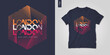 London. T-shirt geometric vector design, poster, print, template