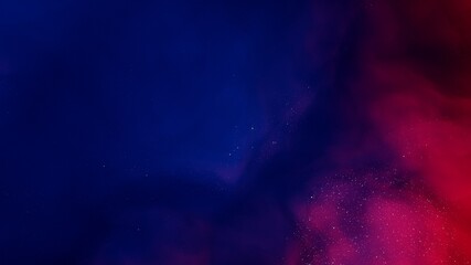 Wall Mural - red-violet nebula in outer space, horsehead nebula, unusual colorful nebula in a distant galaxy, red
