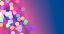 Out Of Focus Colorful Points Of Lights For New Year Christmas Background