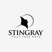 Stingray Elegant Logo Template With Some Rounded Effect