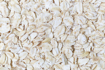 Wall Mural - White Oatmeal background.