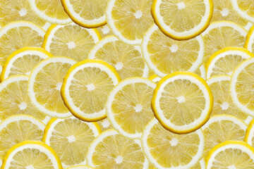 Wall Mural - Lemon slice background.