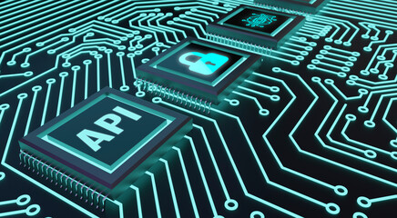 Internet, business, Technology and network concept. Application Programming Interface. Software development tool.