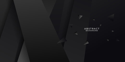 abstract metallic dark shiny color black frame layout modern tech design vector template background 