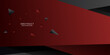 © Salman - Abstract black and red tech banner design background
