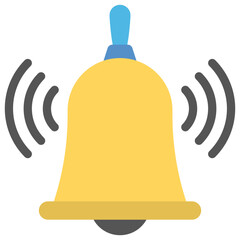 Poster - 
Bell design icon for alarm and notification
