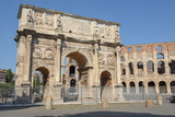 Fototapeta Boho - Arch of Constantine at Roma in Italy