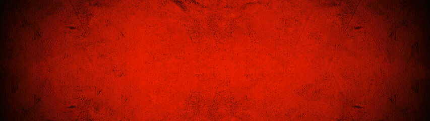 Wall Mural - Dark black red stone concrete paper texture background panorama banner long, with space for text