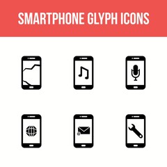 Wall Mural - Mobile Apps Vector Icon Set