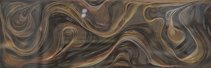 Wall Mural - dark brown abstract wave background, wave pattern for wallpaper and tile
