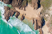 Stunning Rocky Coastline Of The Southwest Of Western Australia At Wyadup Beach Yallingup