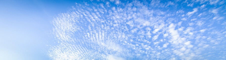 Wall Mural - international day of clean air for blue skies concept: abstract white cloud and blue sky in sunny da