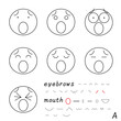 © SodaHisako - facial expression icon_08_a