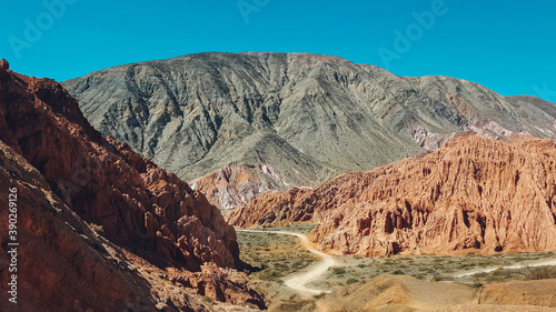 Fotomural Beautiful shot of an arid landscape