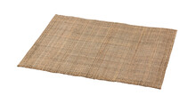 A Woven Luncheon Mat On A White Background