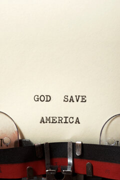 God save America phrase